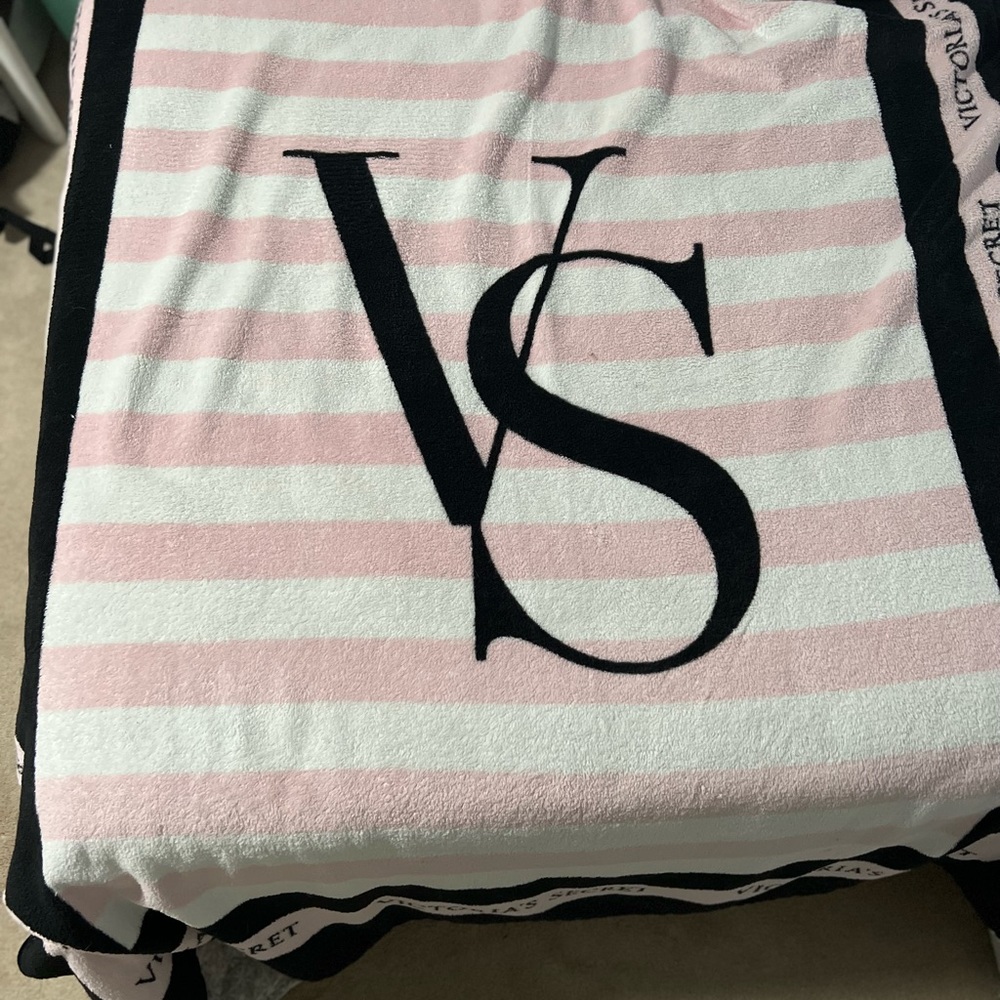 Victoria Secret Fuzzy Throw Blanket